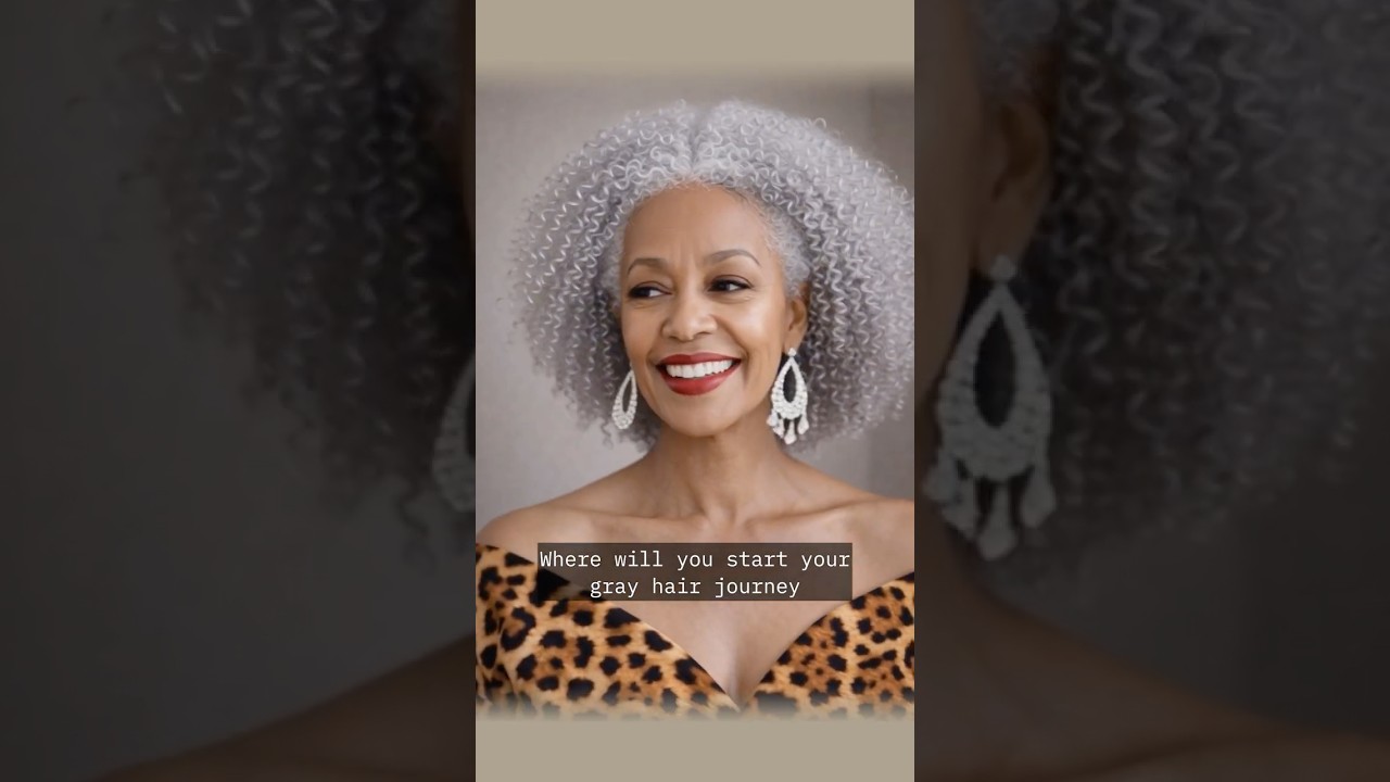 Скоро произойдёт преображение с седыми волосами.