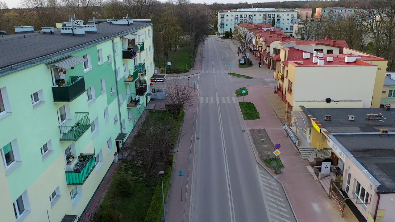 Kraśnik podczas pandemii COVID 19 z drona Foto media
