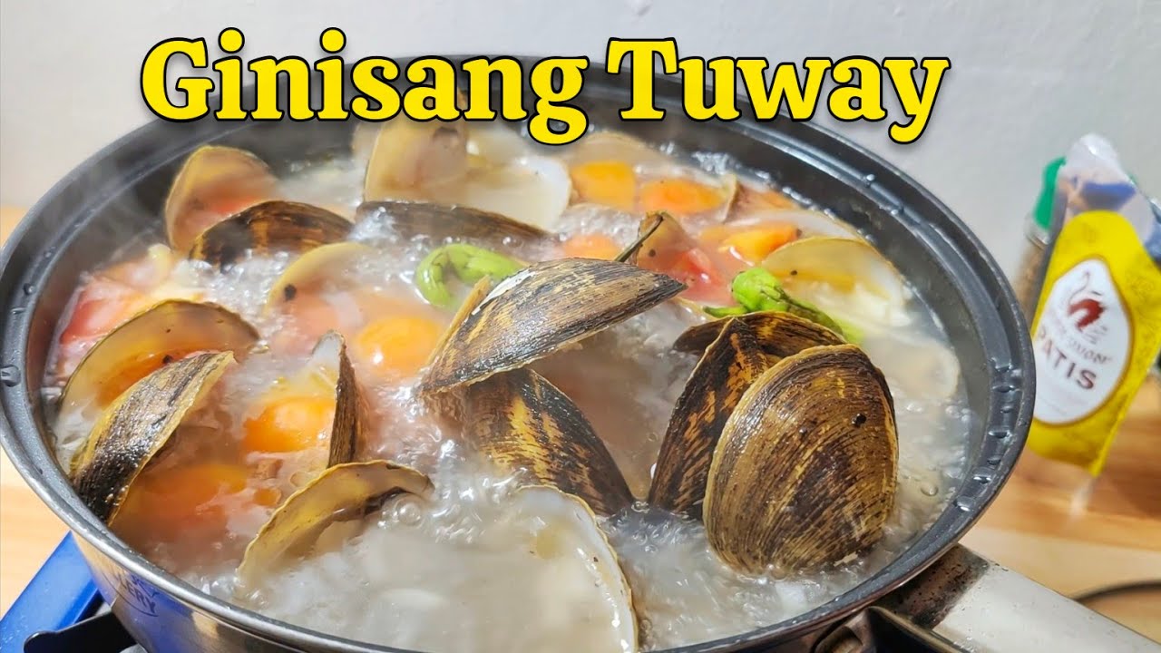 Ginisang Tuway | Mud Clams Recipe