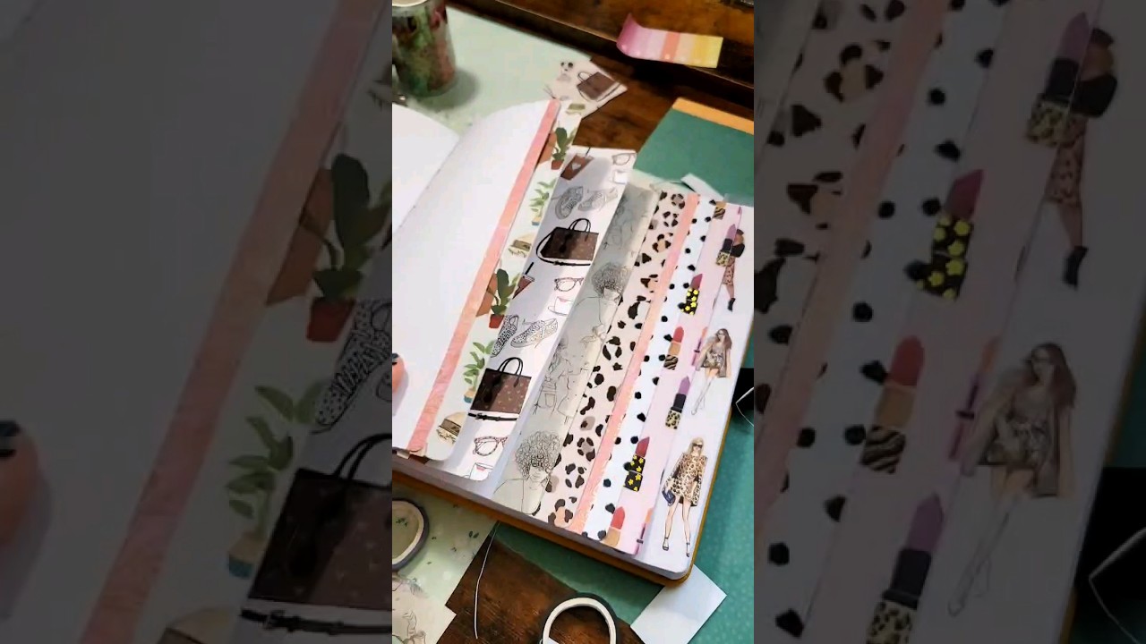 Adding Waterfall tabs to my journal #artjournal #howtojournal #bulletjournal