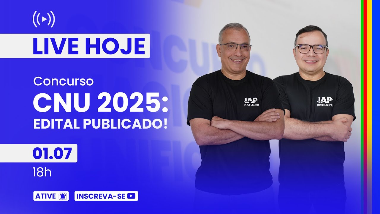 CNU 2025: EDITAL PUBLICADO! Como APROVAR nas 3.652 Vagas (Sal&aacute;rio at&eacute; R$18.700)
