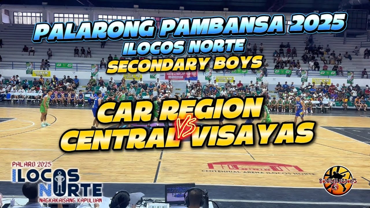 CAR REGION VS REGION VII | PALARONG PAMBANSA 2025 SECONDARY ELIMS GAME HIGHLIGHTS