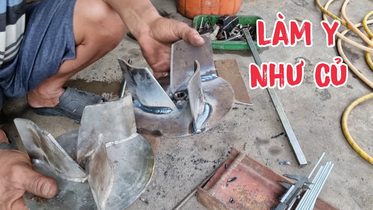 Tự Làm Cánh Quạt Hút Bùn Tại Nhà 