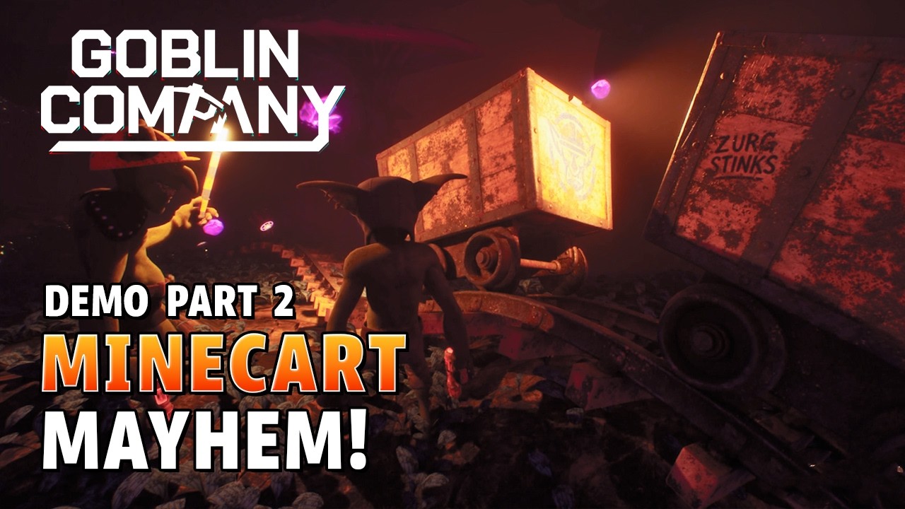 I Make a Mess of Minecarts! | Goblin Company | Demo | Part 2