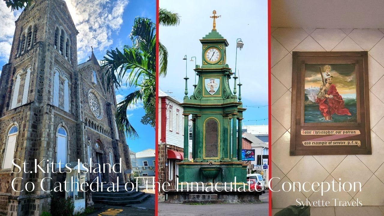 St Kitts Island Co Cathedral of the Immaculate Conception by Sylvette Travels