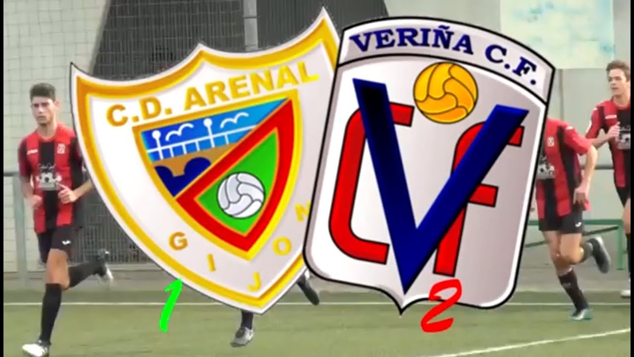 CD Arenal 1-2 Veriña CF resumen Liga Nacional Juvenil