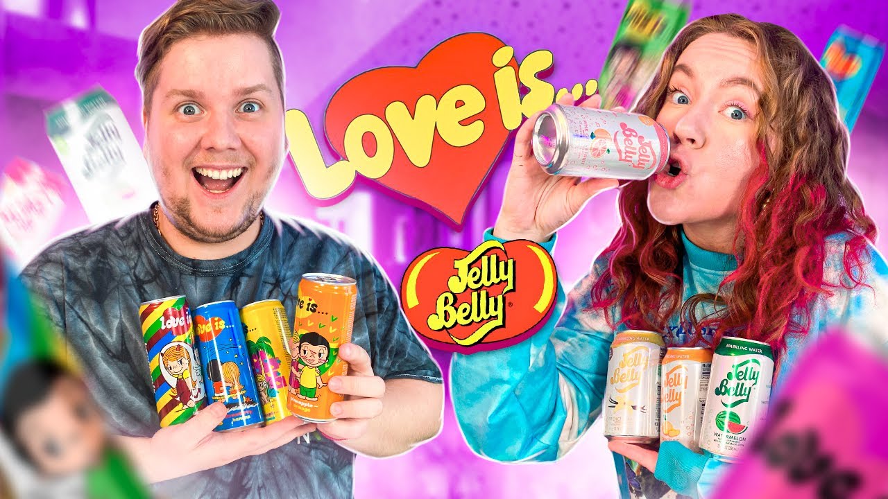 ПРОБУЕМ ХАЙПОВЫЕ НАПИТКИ 😱 Газировка Love Is и JELLY BELLY Челлендж !