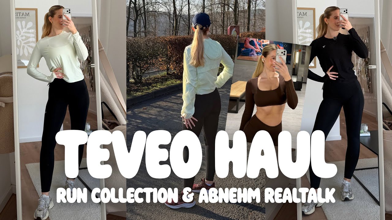 Teveo Run Collection Haul & ehrlicher Abnehm - Realtalk 🤍 - Marie Inspire