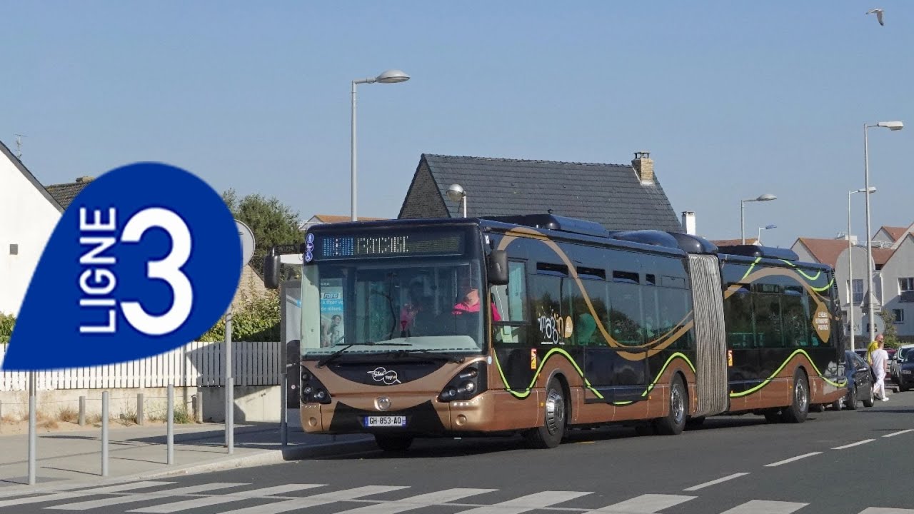 [Kick] Irisbus Citelis 18 N°88 - Ligne 3 entre Lafayette et La Roselière - Réseau Imag'in - Calais