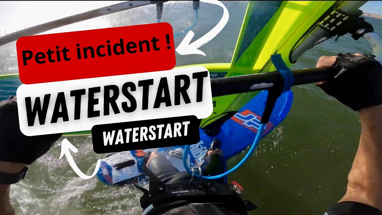 INCIDENT WINDSURF et WATERSTART à Dakhla au Maroc 🇲🇦 ! Conseil pour débutant