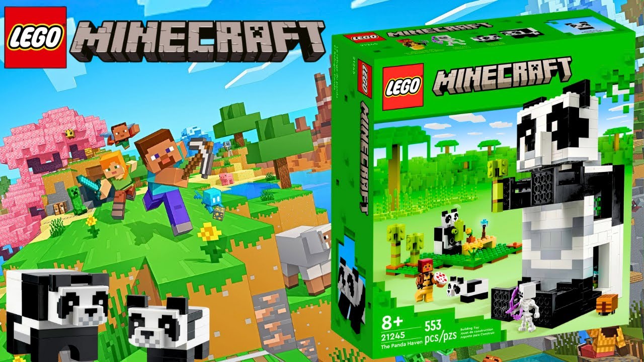 LEGO MINECRAFT 21245 THE PANDA HAVEN