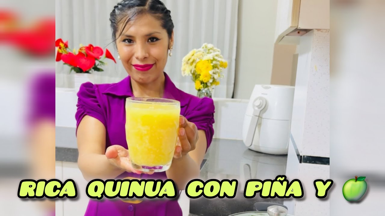 RICA quinua con pi&ntilde;a y manzana