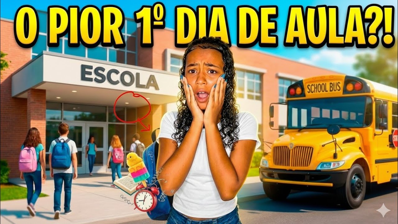 DIÁRIO ESCOLAR #23 — VOLTEI PRA ESCOLA