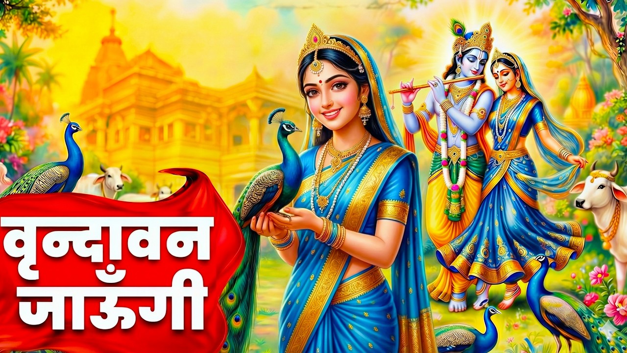 Vrindavan Jaungi | वृन्दावन जाउंगी | मेरे उठे विरह में पीर | Krishna Bhajan 2025 | #krishna #radhe