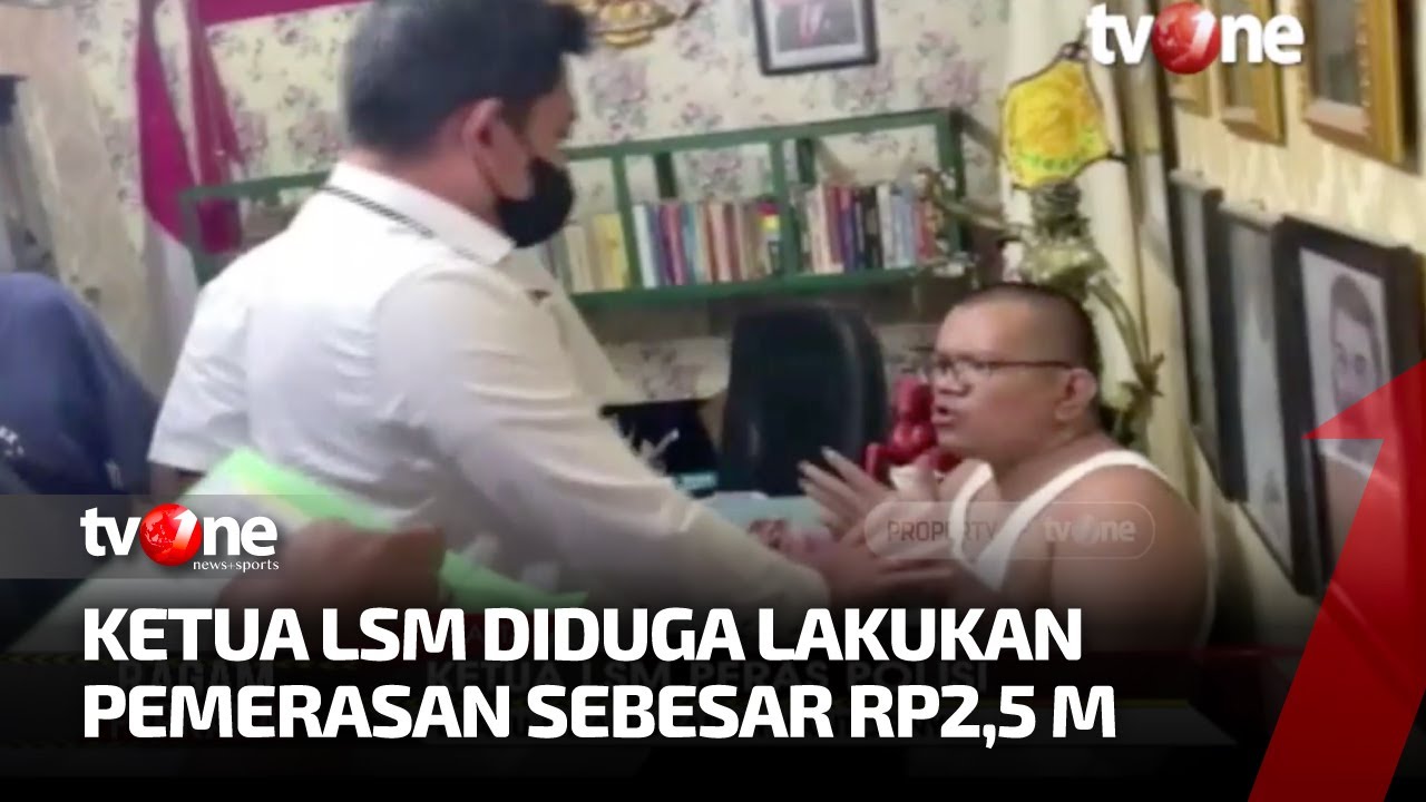 Ketua LSM Peras anggota Polisi, Pelaku Ditangkap di Kantornya | Ragam Perkara tvOne