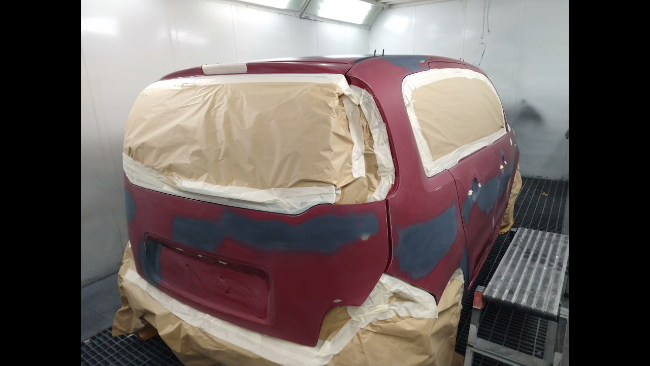 preparazione e verniciatura, lavorando il bagnato sul bagnato 👨🏽‍🔧🖌️...