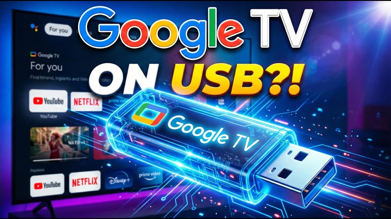 How to install Google TV 13 on USB Drive #GoogleTV#AndroidTV#SmartTV#USBDrive