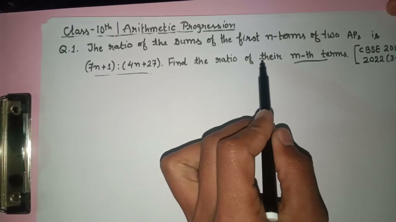 #AskYour10thDoubts 7: Arithmetic Progression Class 10th | PYQs Doubts + Rapid Revision | Board Exam
