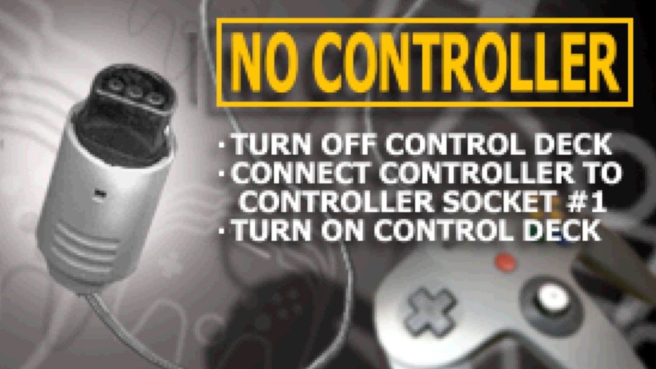 Nintendo 64 All No Controller Messages