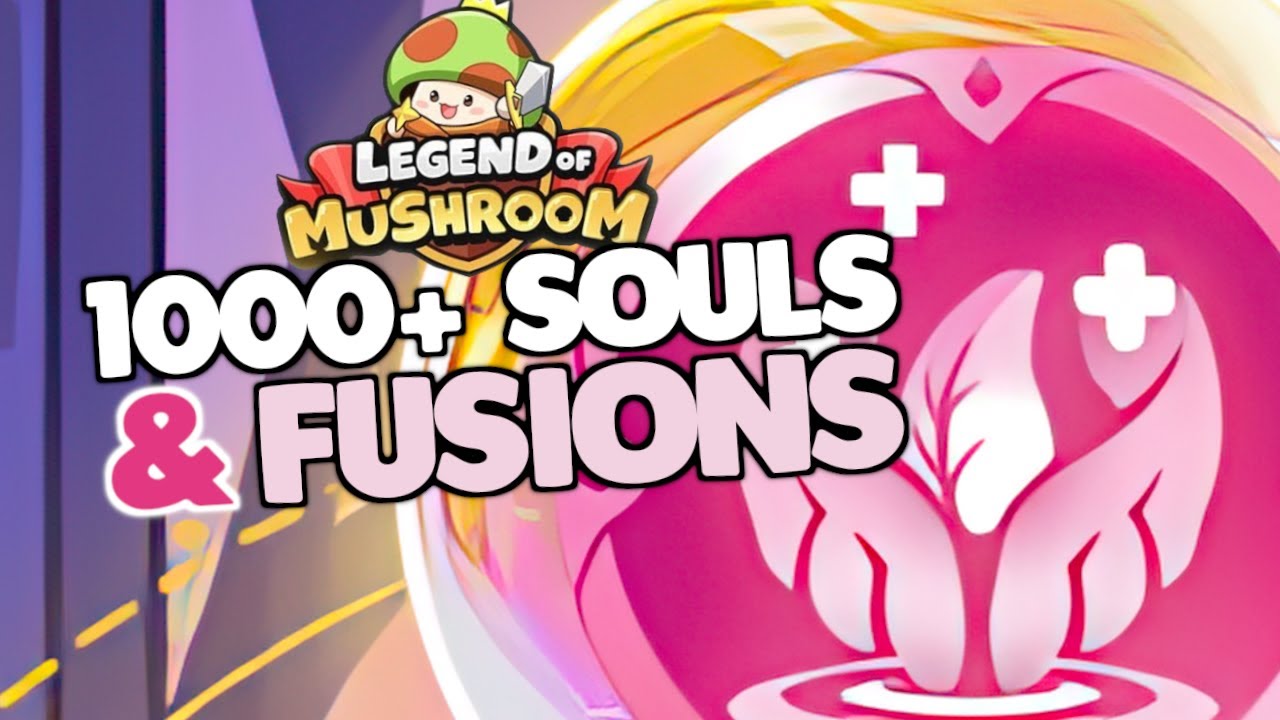 БОЛЬШАЯ УДАЧА с вызовами душ и некоторыми слияниями в Legend of Mushroom