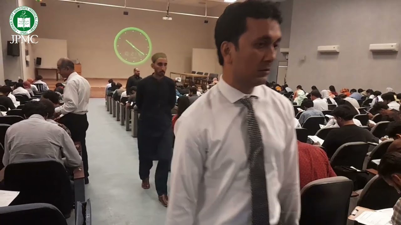 Entrance test for house job (JPMC SEATS) on 9-05-2023 at Najmuddin auditorium, JPMC, Karachi