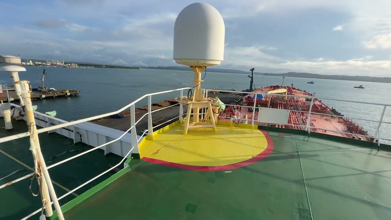 A tour of Monkey Island onboard a tanker ship near the Panama Canal