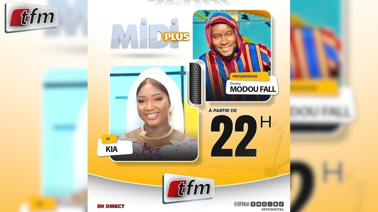 🚨TFM LIVE : Midi Plus du 27 Novembre 2025 - Pr: Oustaz Modou Fall & Kia