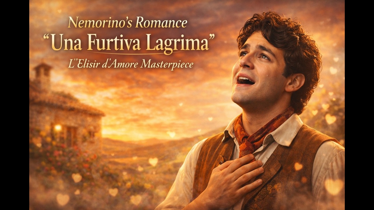 Nemorino’s Romance “Una Furtiva Lagrima” – L’Elisir d’Amore Masterpiece #romans #song #classical