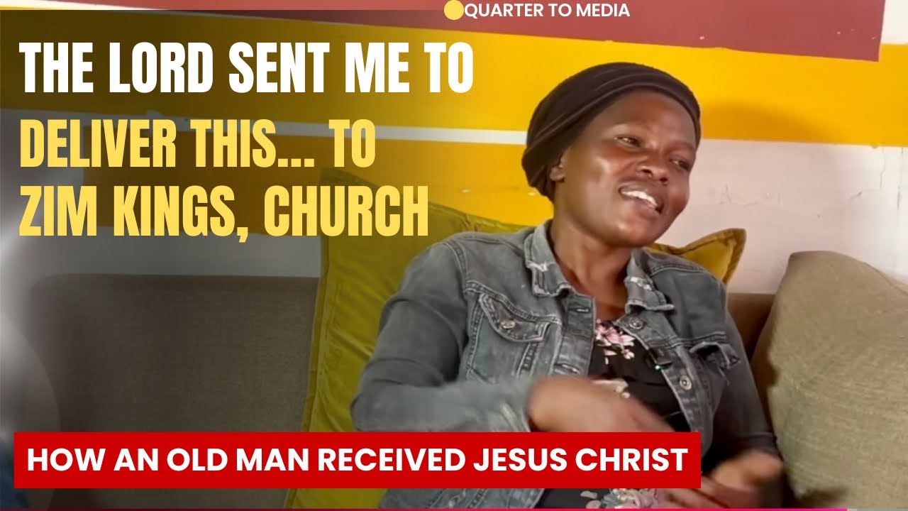 Sent to deliver this to Zimbabweans | Old Indian man received Jesus Christ | Sister Vuyani Dube