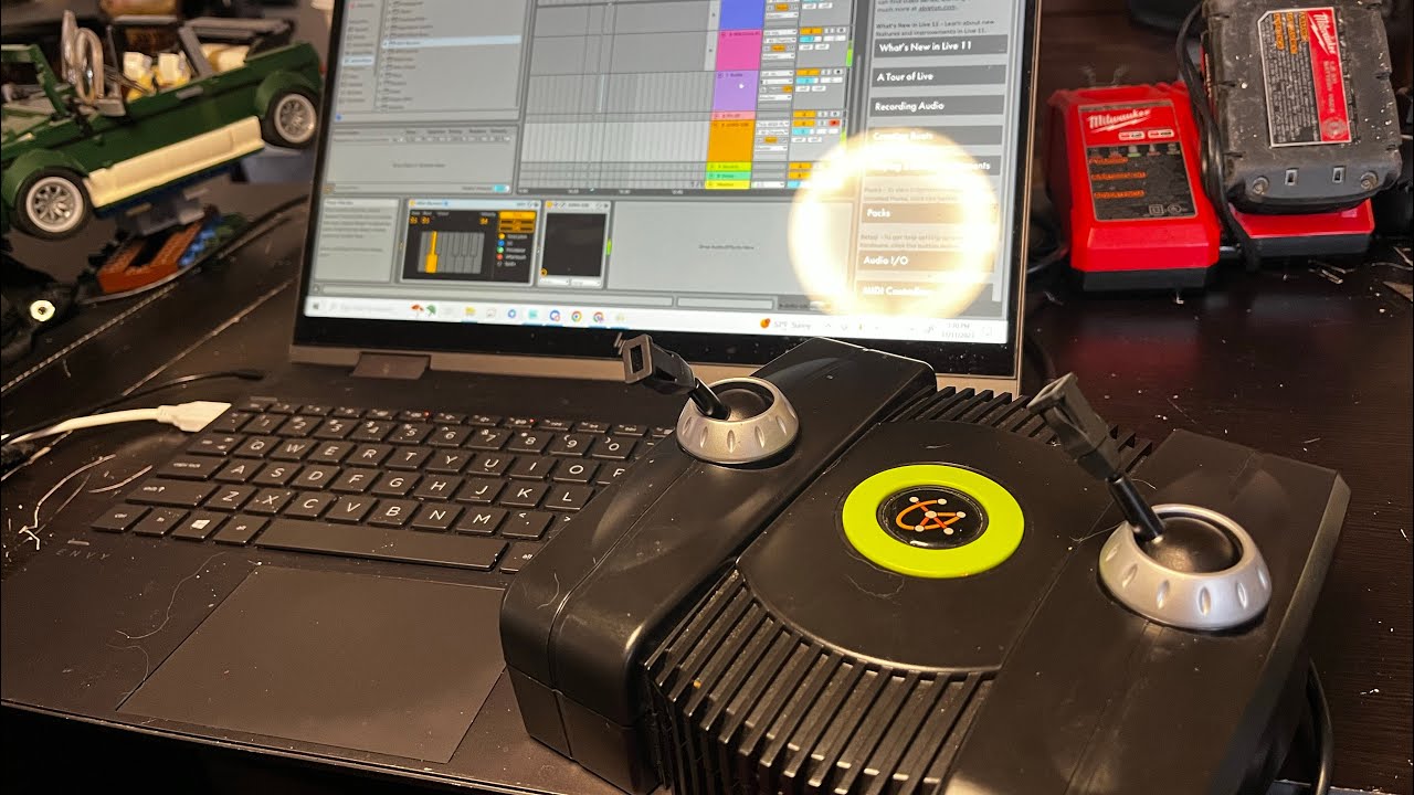 Gametrak controller to MIDI Ableton code demo.