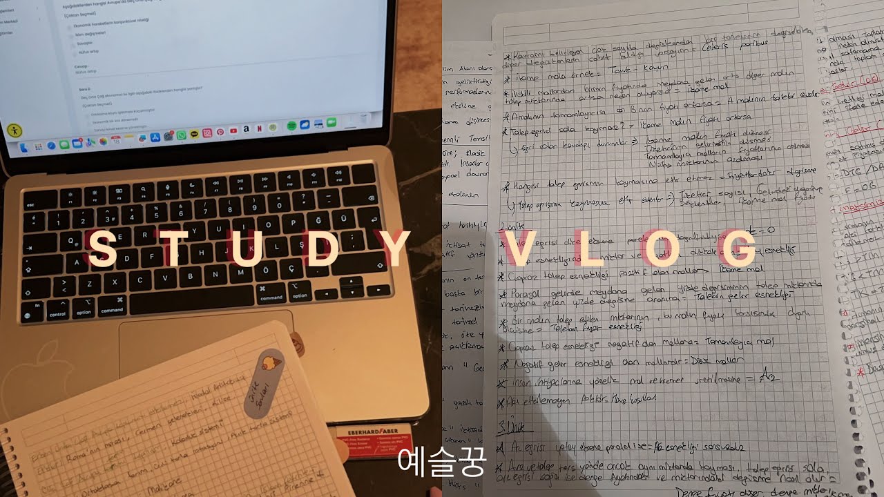 Study Vlog💻🖱️ | 4 days of intensive study by a university student and cargo opening
