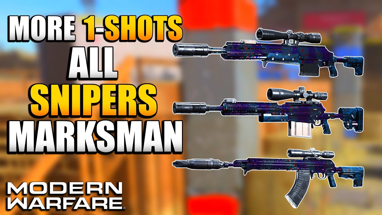 Get More ONE Shots w/Marksman & Sniper Rifles | Modern Warfare Best Class Setups