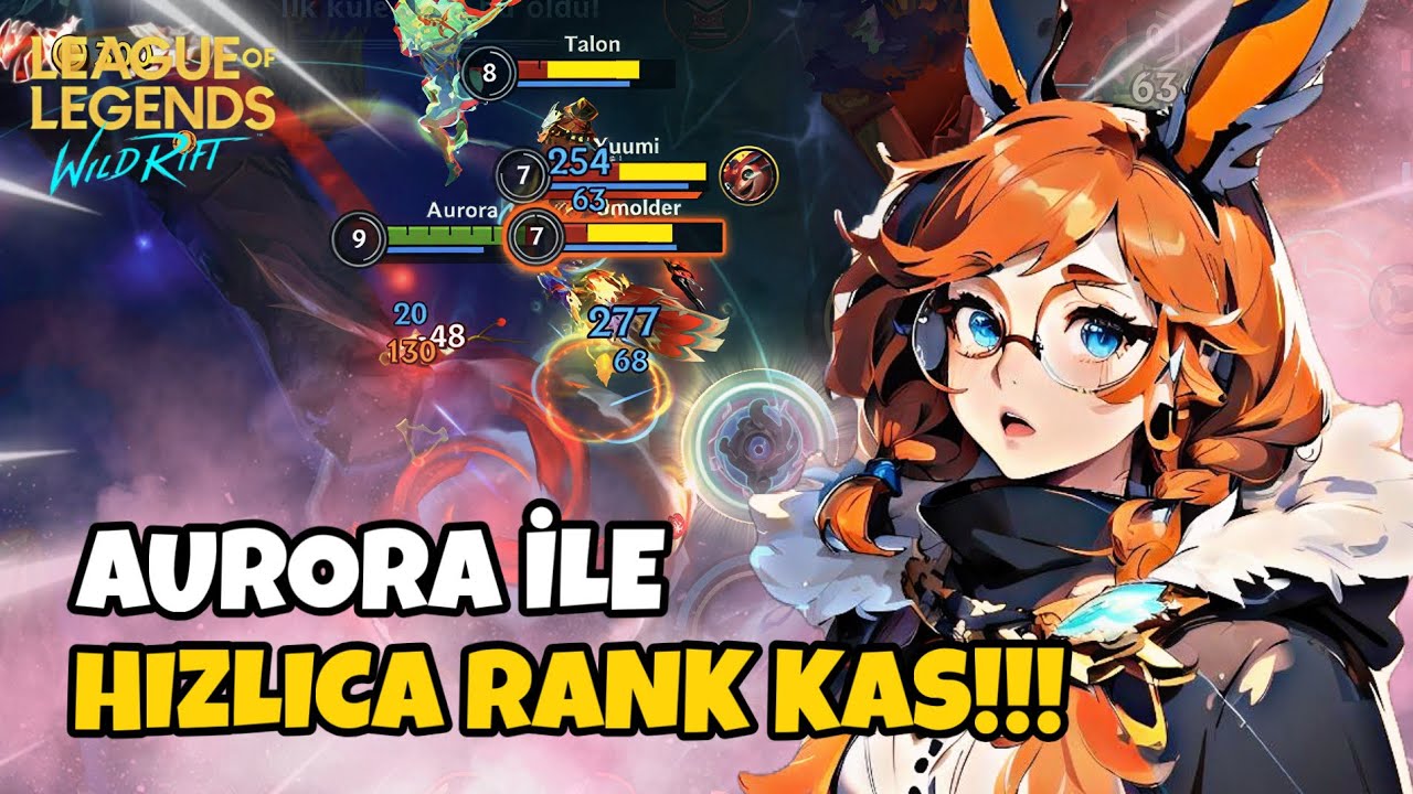 KARAHASATLI AURORA İLE HEMEN RANK ATLA!!! | Wild Rift Aurora