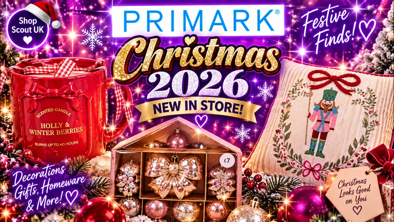 Primark Christmas 2026 🎄 NEW IN | Decorations, Homeware, Gifts, Grinch & Disney Finds!