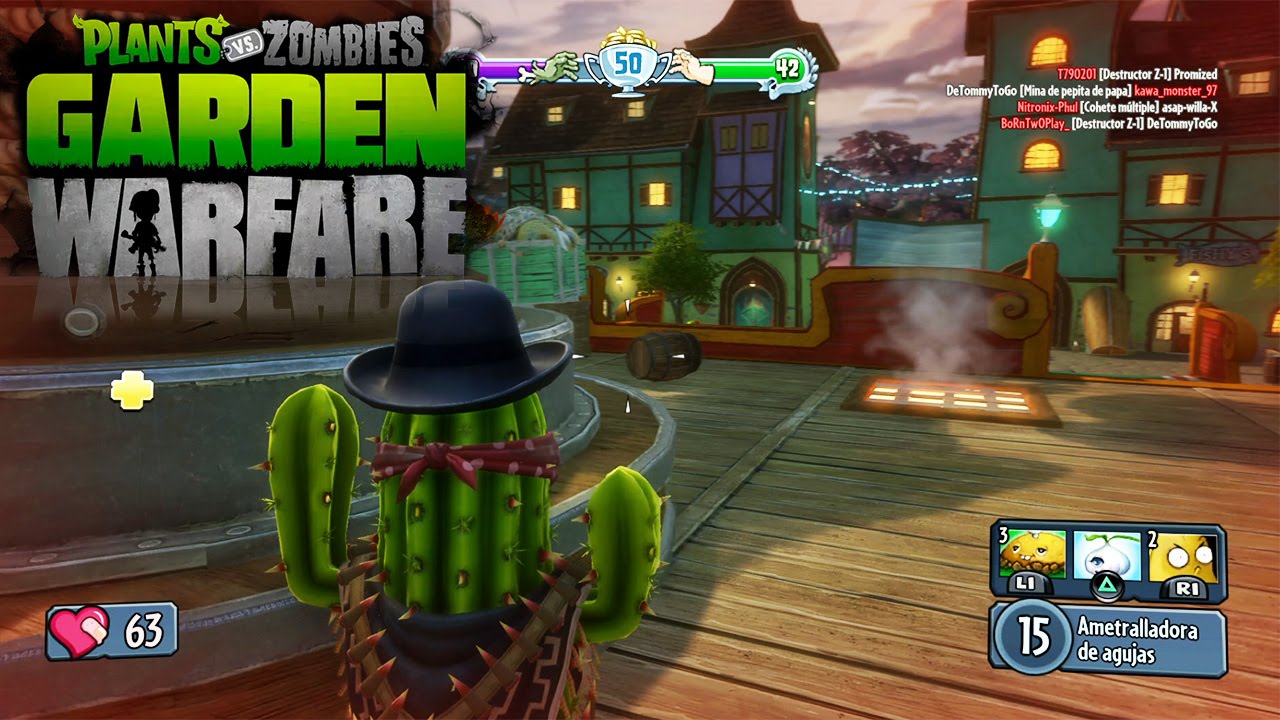 PLANTAS VS ZOMBIES #5 SOY UN CACTUS BANDOLERO GARDEN WARFARE ONLINE xFaRgAnx