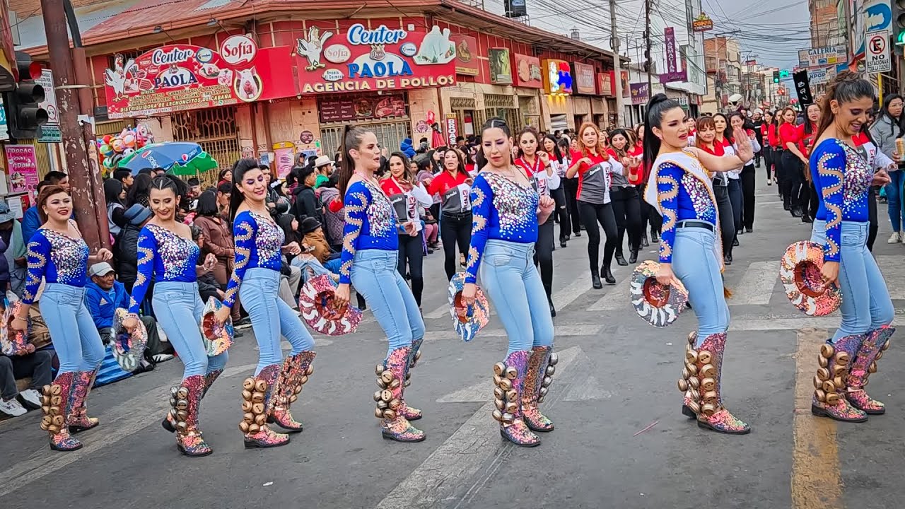 Caporales ENAF Bloque La Paz rumbo al Carnaval de Oruro 2026 - Bolivia