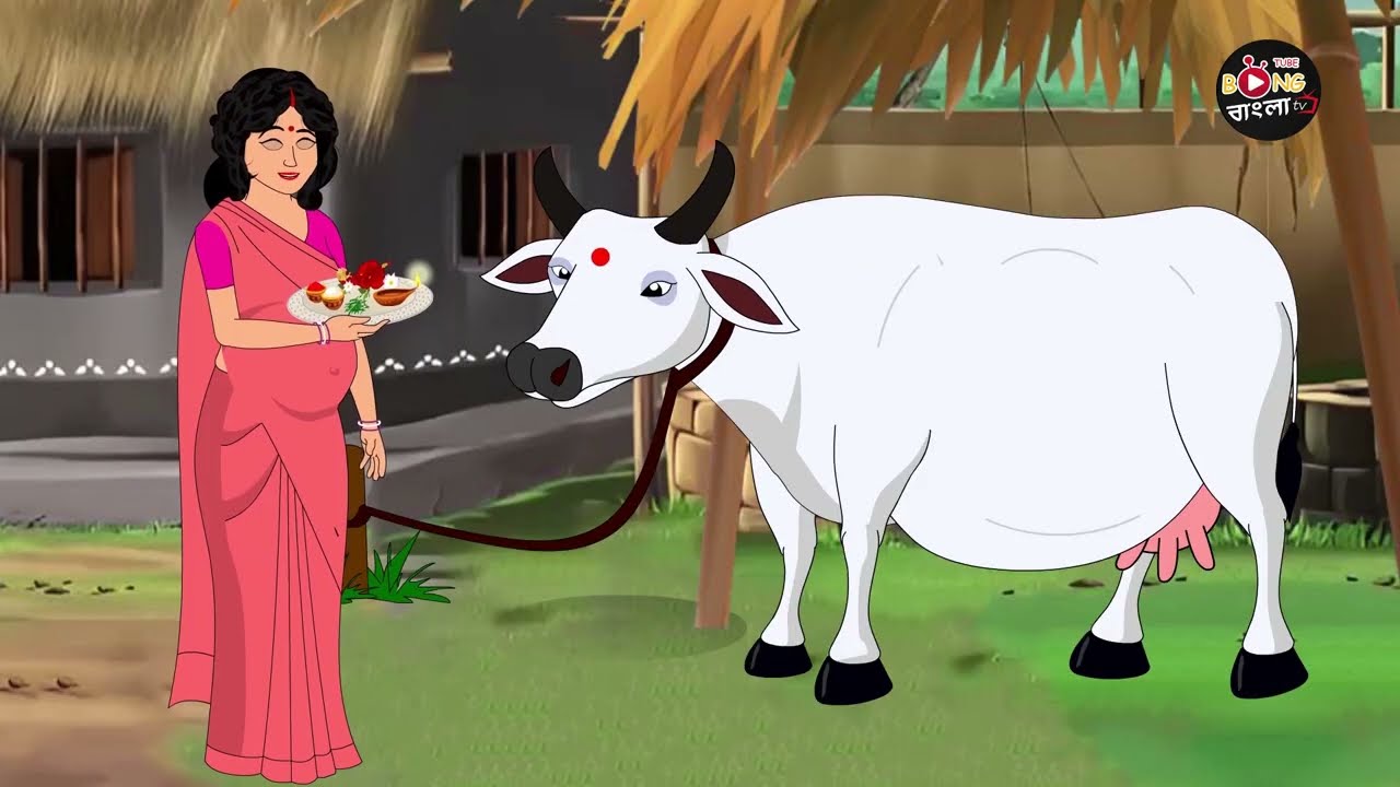 মা কালী এলেন শ্যামলীকে বাঁচাতে | Maa Kali And Shyamoli Goru | Maa Kali Cartoon | Bangla Golpo