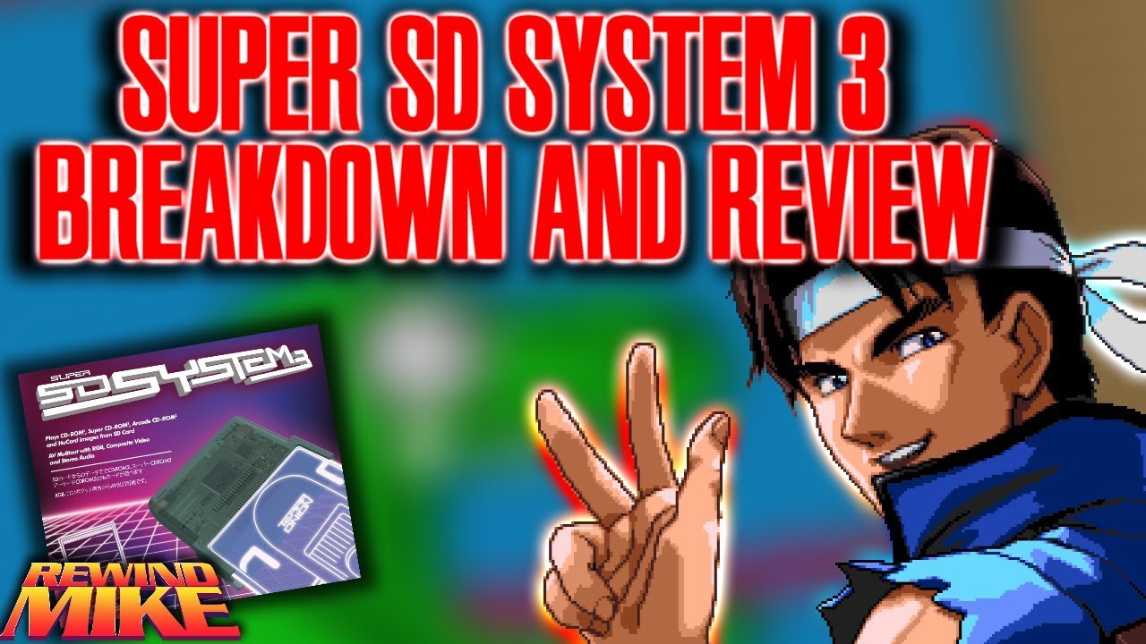 Super SD System 3 Breakdown and Review || Everdrive For Hucards & Super CD-Rom Games || Rewind Mike