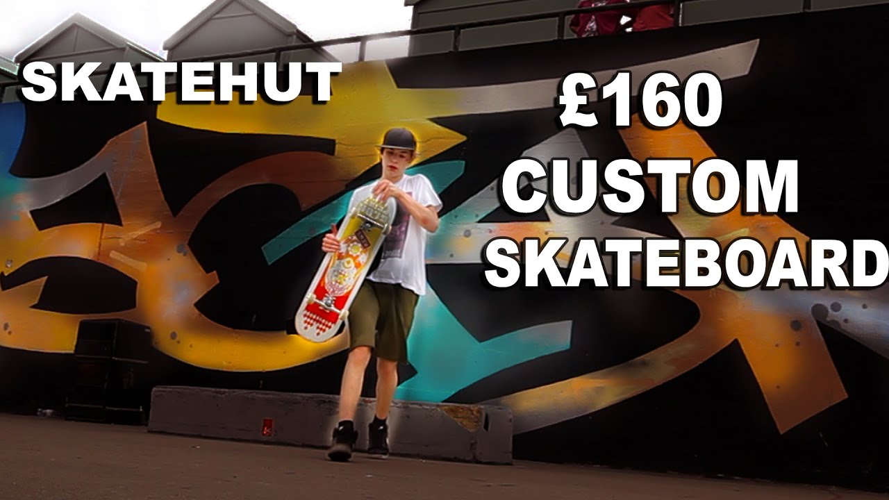 £160 CUSTOM SKATEBOARD my REVIEW & EXPERIENCE with skatehut custom skateboard | & Progression!!