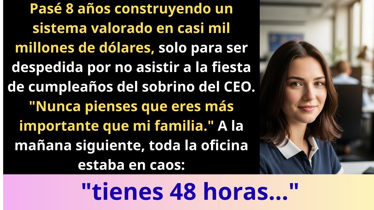 Me Sorprendí Cuando el Sobrino del CEO me Despidió - Ahora Tengo un Algoritmo de $940 Millones ...