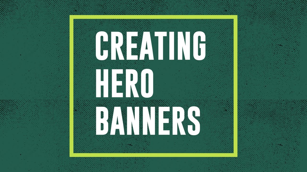 Create a hero banner with Photoshop and smart objects