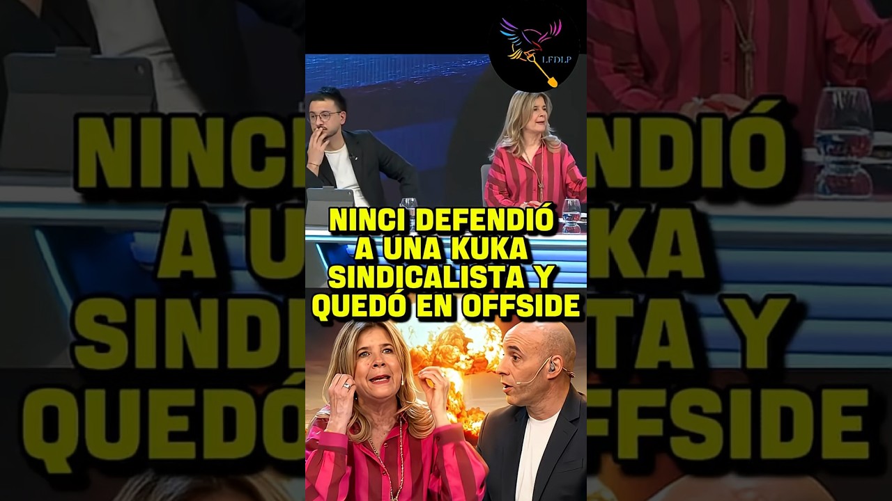 NINCI DEFENDI&Oacute; A UNA KUKA SINDICALISTA DEL GARRAHAN Y QUED&Oacute; EN OFFSIDE #AGARRALAPALA #MILEI