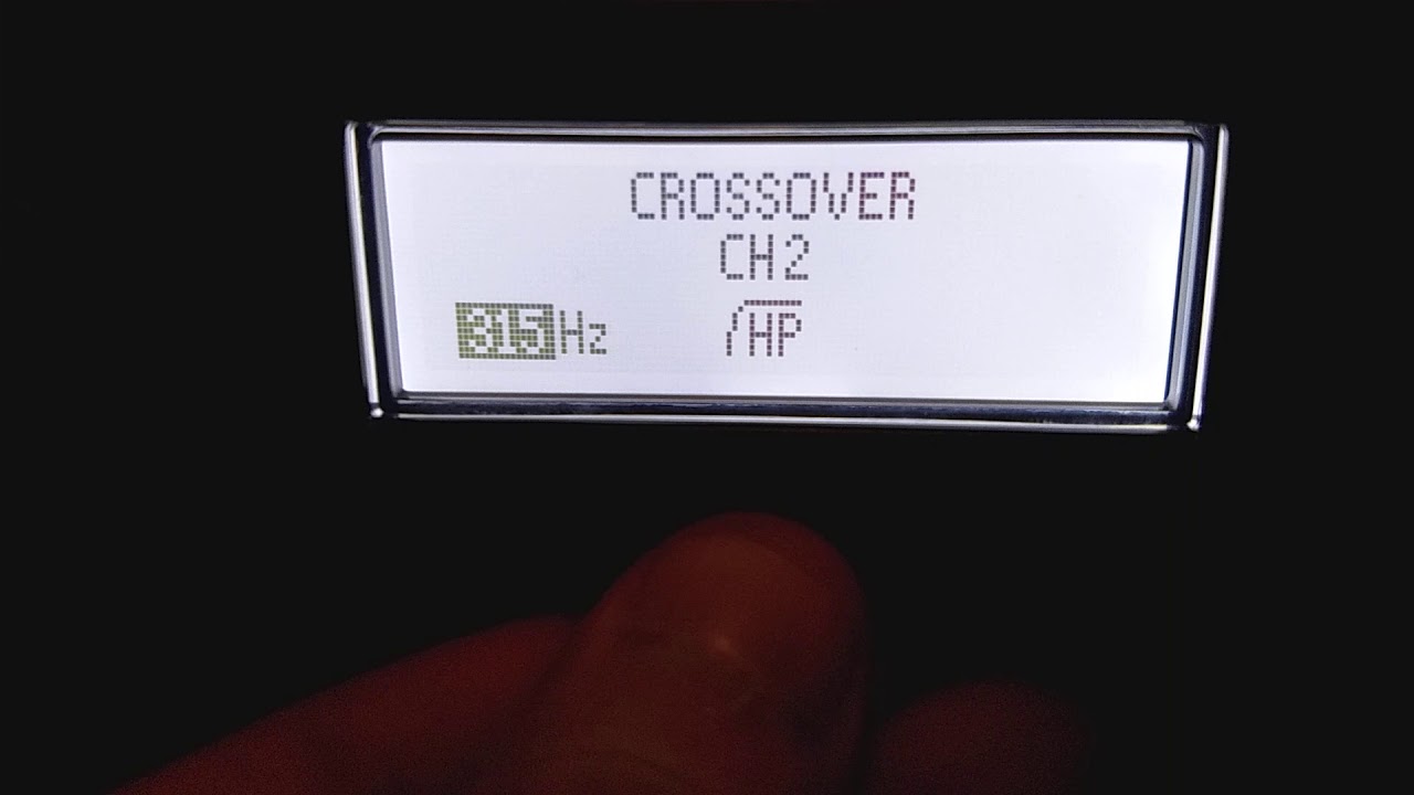 Crown XLS2502 Crossover - Low pass, High pass and Band pass - Crossover Potência Crown XLS