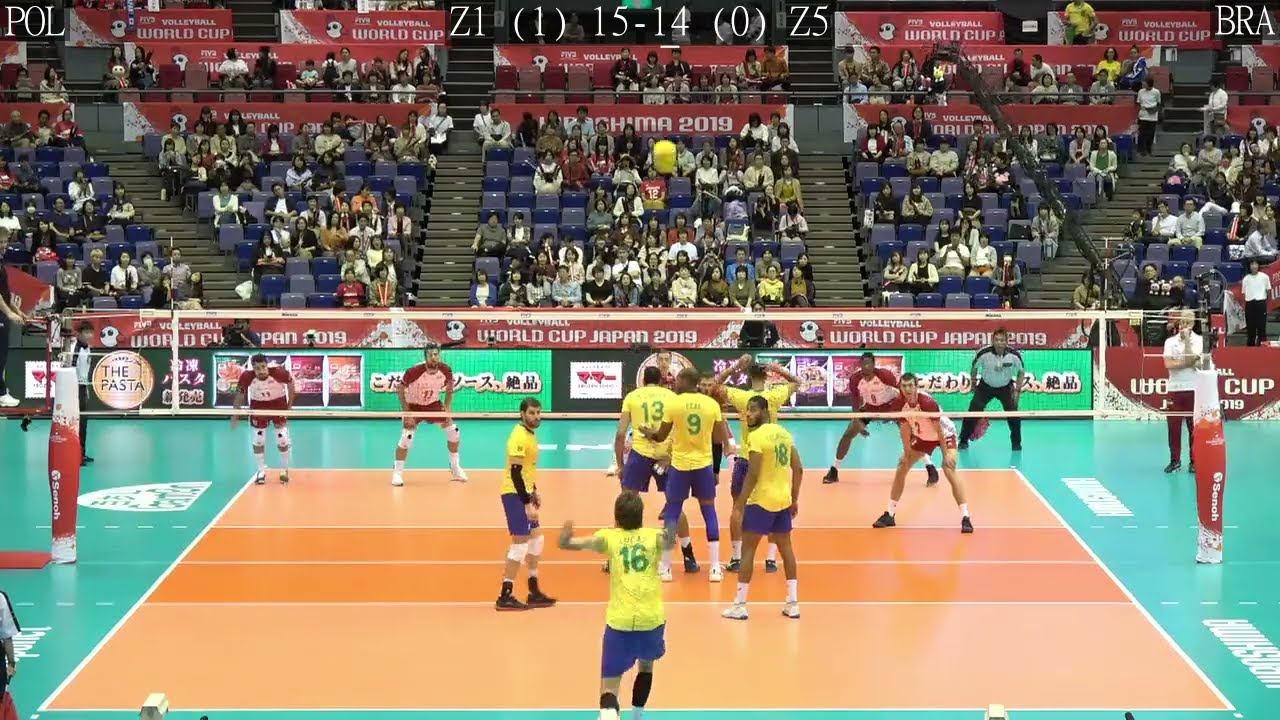 Volleyball Poland - Brazil Amazing FULL Match World Cup