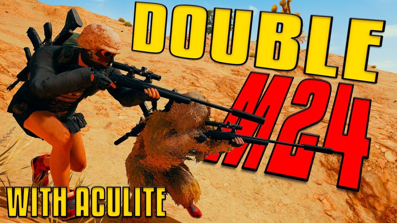 Double Suppressed M24 | PUBG