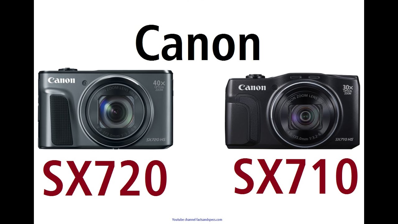 Canon PowerShot SX720 HS vs PowerShot SX710 HS - Crazy Zoom in the Pocket