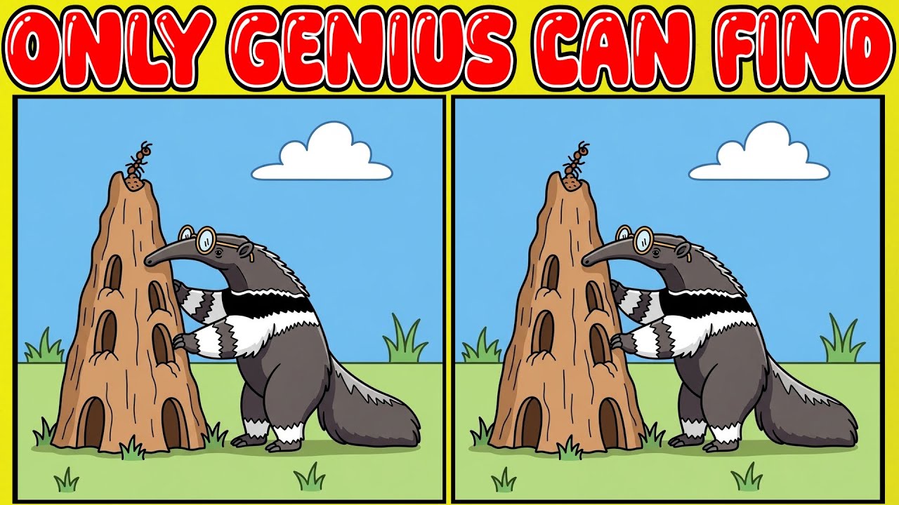 Check Your Brain Age: Find All 3 Differences in 60 Seconds (Daily Cognitive Test)