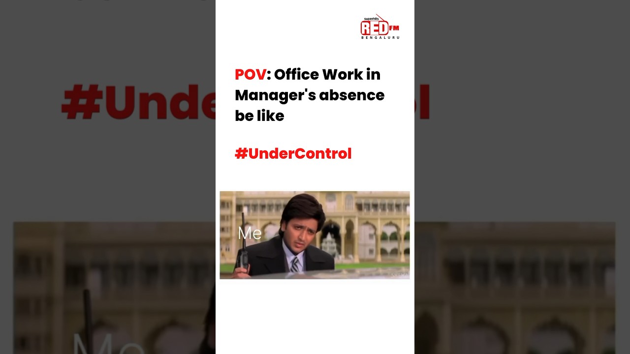 Office Work in Manager's absence be like 
