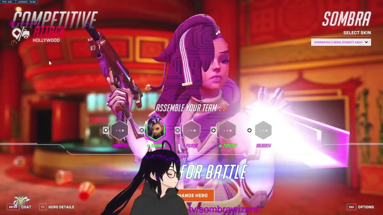TOP 500 SOMBRAWIZARD SOMBRA MAIN - OVERWATCH 2 SEASON 12 GAMEPLAY