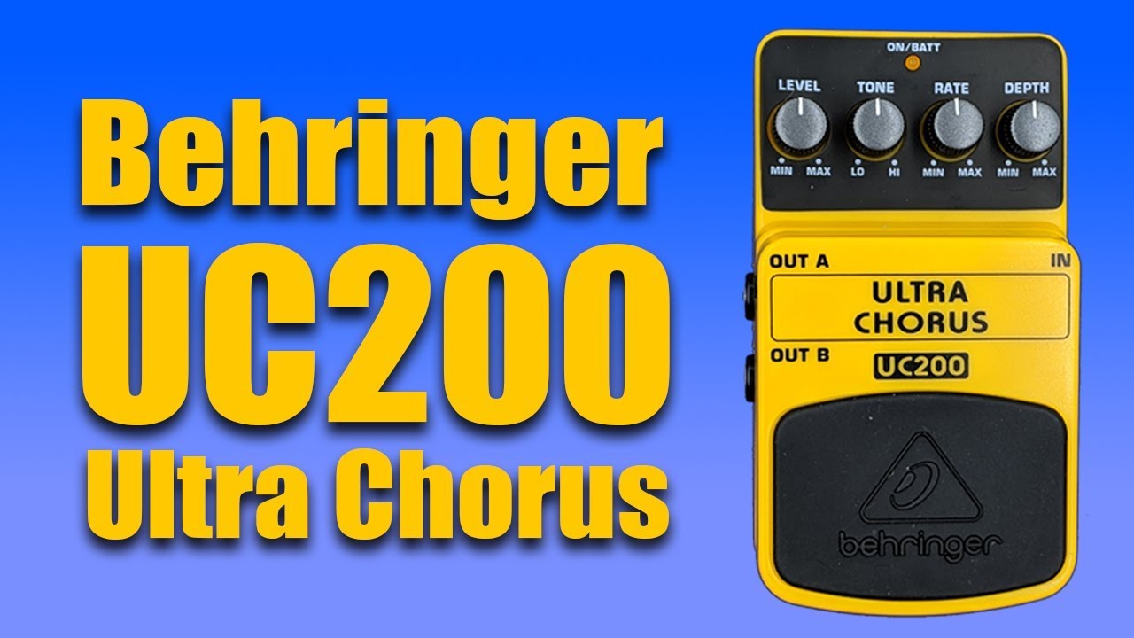 Behringer UC200 Ultra Chorus - Boss CH-1 Super Chorus Clone #behringer